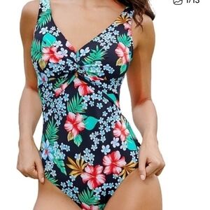 Floral One-Piece Swimsuit